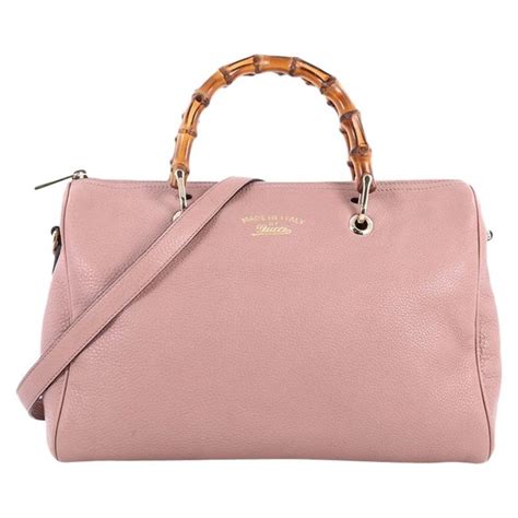 gucci bamboo shopper boston bag|gucci bamboo classic.